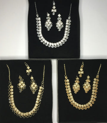 *Elegant Jewelry Set: Necklace & Earrings