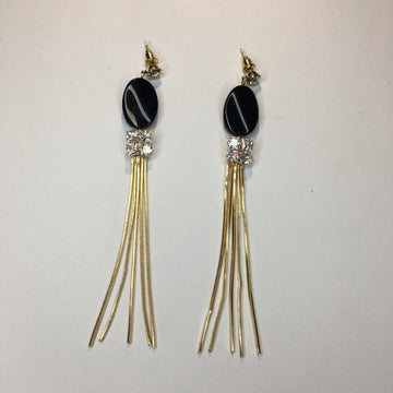 *Chic Beaded Tassel Earrings